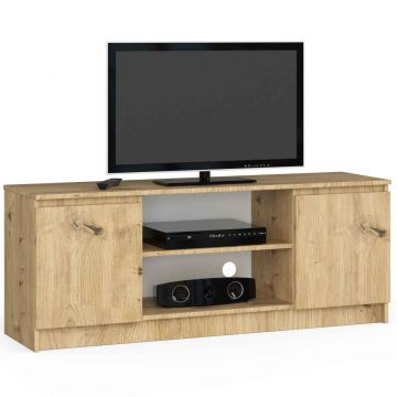 TV-laud RTV K140 2D 1P, 2 ust, pruun, 140 × 55 × 40 cm