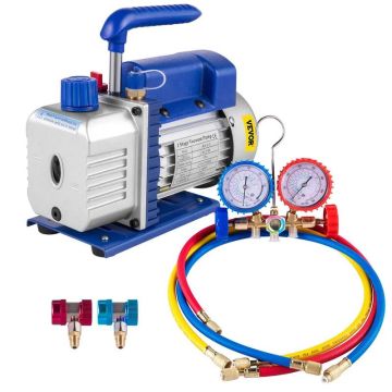 Vaakumpump 117 l/min HVAC-i ja auto kliimaseadmete laadimiseks