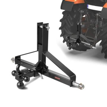 Трехточечное фаркопное устройство с 2-дюймовым приемником, адаптер для буксировки трактора.
