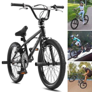 Велосипед BMX 20 дюймов, гоночный, с ротором 360°, из высокопрочной стали.