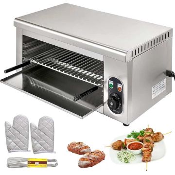 Salamander elektriline roostevabast terasest raclette-grill, 2000 W, 50–300 ℃