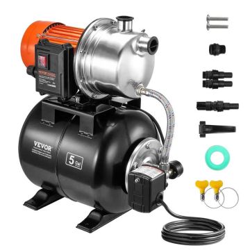 745W madalkaevupump survepaagiga, 63L/min, 304 roostevabast terasest pea