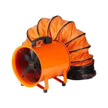Kaasaskantav tööstuslik ventilaator, 254 mm, 255 W, 10 m kanalivoolikuga