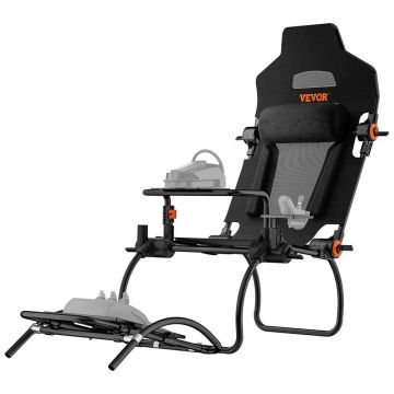 Складная стальная подставка для гоночного руля с педалями Logitech и Thrustmaster.