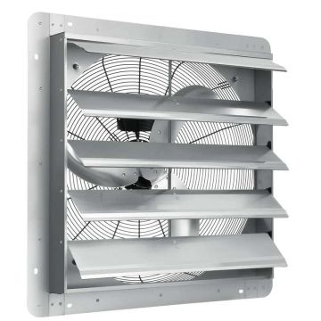Alumiiniumist seinale kinnitatav väljatõmbeventilaator 610 mm, 1400 p/min, kiire, vahelduvvoolumootoriga, ventilatsiooniks