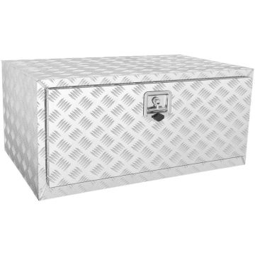 Veoauto alusvankri alumiiniumkast 36x24x24" luku ja võtmetega