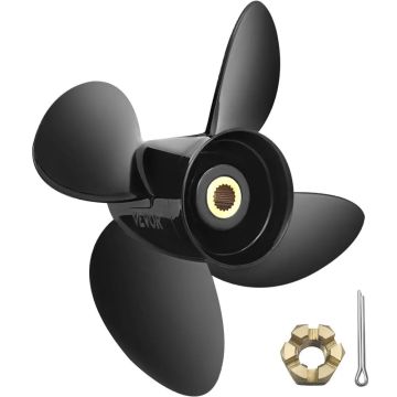 Paadi päramootori alumiiniumist propeller 14¼"x19", parem, 4 labaga, OEM 3587522
