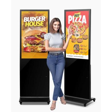 43-tolline digitaalne reklaamekraan, puutetundlik kiosk, 2K UHD, wifi