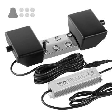 Ultraheli udugeneraator 6 peaga, 4500 ml/h, IP67 toiteplokk, tiigi ja aia jaoks