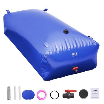 Kaasaskantav kokkupandav veepaak, 999,3 l, 1000D PVC