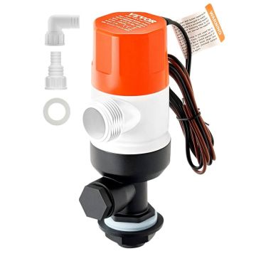 Paadi 12V veepump, 69 l/min, korrosioonikindel ABA korpus