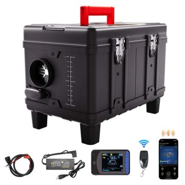 8 kW diisel-õhukütteseade 12V/24V Bluetoothi ​​ja ekraaniga