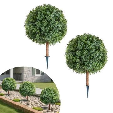 Искусственный самшит с колышками для крепления к земле, 2 шт., 686 мм