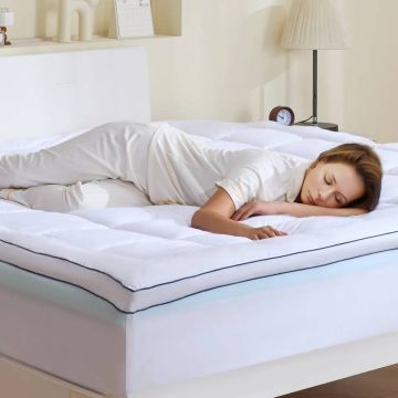 Вязкоэластичный наматрасник, размер «кинг-сайз», 193 x 203 см.