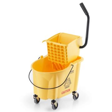 Harjaämber külgteoga, 26 l, kollane, tööstuslik
