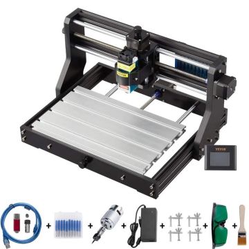 CNC 3018 pro 5500MW 3-teljeline minilasergraveerimis- ja freespink, 300×180×45 mm