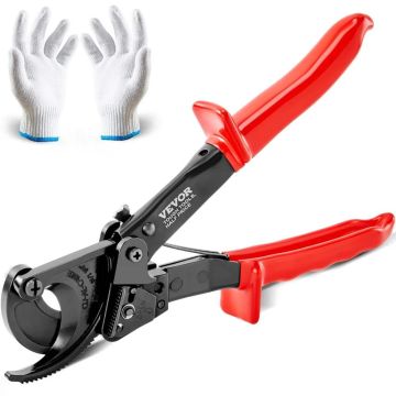 Kärkmehhanismiga kaablilõikur 25,4 cm, 240 mm², räni-mangaanteras
