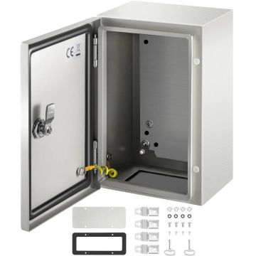 Стальная электромонтажная коробка NEMA 4X, 30x20x15 см, степень защиты IP66.