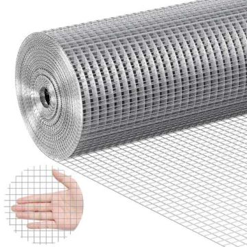 Металлическая сетка из горячеоцинкованной проволоки, 24 дюйма x 100 футов, размер ячейки 1/2 дюйма.