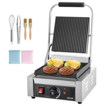 Elektriline paninigrill, 1800 W, roostevaba teras, 22x23 cm