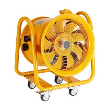 Kaasaskantav silindriline ventilaator, 1100 W, 406 mm, tööstuslik tolmu ja aurude puhur