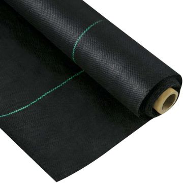 Ткань для защиты от сорняков, 3 фута x 50 футов, плотность 5 унций, для цветочных клумб.