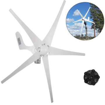 Tuuleturbiin 500 W, 12 V, 5 labaga laadimiskontrolleriga
