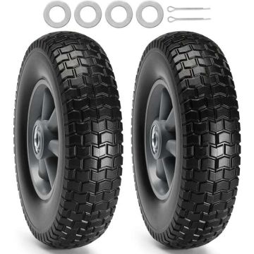 Tugevad PU veljed tubeless rehvidega, 25,4 cm, 2 tk pakis