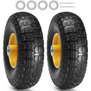 Vastupidavad PU sisekummita jooksurehvid, 25,4 cm, 2 tk.