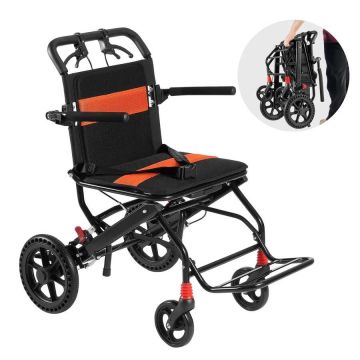 Kokkupandav ratastooli transporditool, alumiinium, 45,7 cm, 99,8 kg