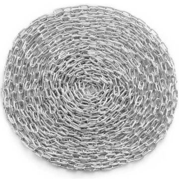 Tsingitud süsinikterasest spiraalkett 1/4" x 100 jalga, 1540 naela ohutus