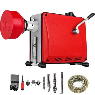 Kanalisatsioonitorude puhastusmasin 220 V 390 W 32–100 mm