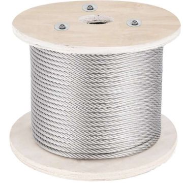 316 roostevabast terasest tross 5/32" 1x19, 500 jalga, tugevus 3300 naela