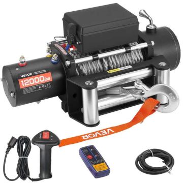 Elektrivints 5400 kg 12V teraskaabli ja puldiga IP55