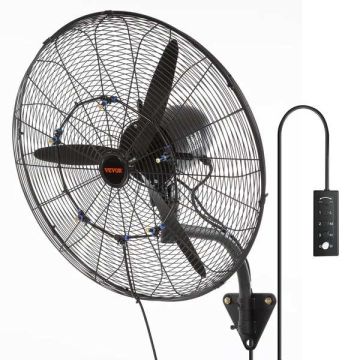 Võnkuv uduventilaator 24,2" 3 kiirust 7000 CFM veekindel
