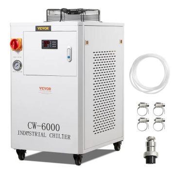 Tööstuslik veejahuti CW6000, 1500W, 15 L paak, kompressoriga