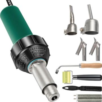 Plastiku keevitusmasin, 1600 W, 220 V, 8-osaline komplekt