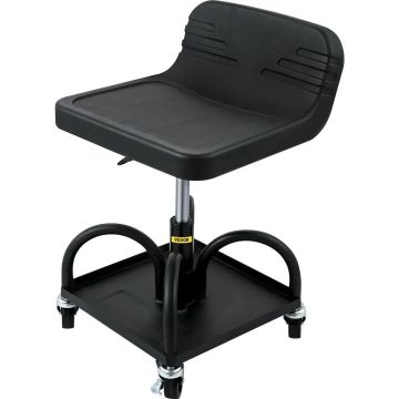 Garaažitool ratastega, reguleeritava kõrgusega 40-52 cm, 136 kg, must
