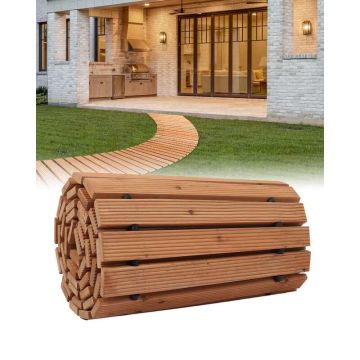 Puidust libisemiskindel seedripuust aiarada, 2,4 m x 4,3 m