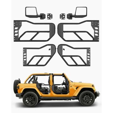 Jeepi toruuksed, 4-ukselised, DOT-peeglitega, WR JL 2018-2024 ja Gladiator JT 2020-2024