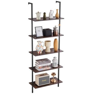 Must 5-astmeline metallredelriiul, 24x12 tolli.