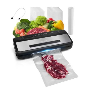 Vaakumtoidu pakkemasin, 120 W, automaatne, kompaktne, 7 ühes