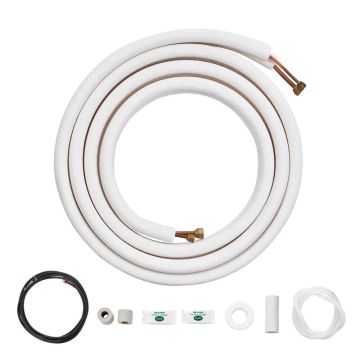 Minikomplekt: vasktorud 6,4 ja 9,5 mm kolme isolatsioonikihiga, 4876,8 mm, HVAC-süsteemidele