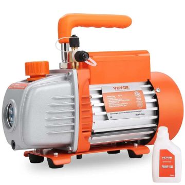 1/5 HP vaakumpump, 3,5 CFM, 220–240 V, HVAC-seadmete remondiks
