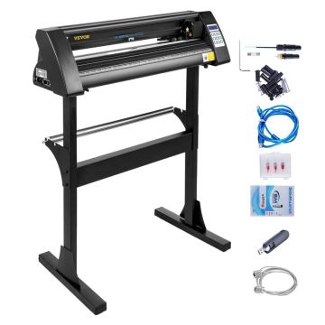 Vinüüllõikur 28 tolli (720 mm) põrandaalusega, must
