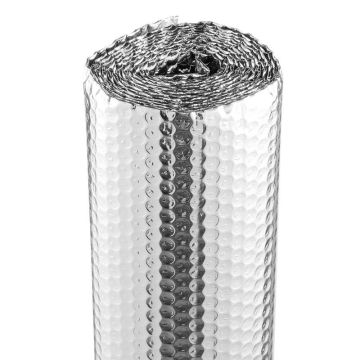 Kahepoolne alumiiniumfooliumist soojusisolatsioonirull 48 tolli x 10 jalga.