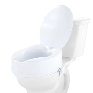 Kõrgendatud WC-poti kaas 15 cm, universaalne kinnitus, puuetega inimestele