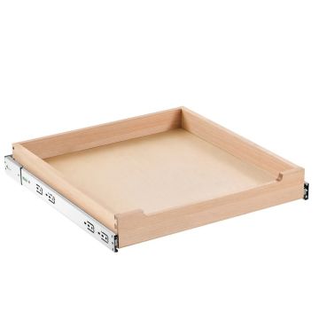 Väljatõmmatav puidust kapikorraldaja, 20x21-tolline sahtel