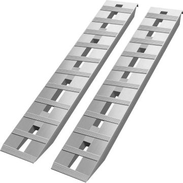 Alumiiniumist haagise kaldteed 152,4x30,5 cm, 2721,6 kg, paar konksudega