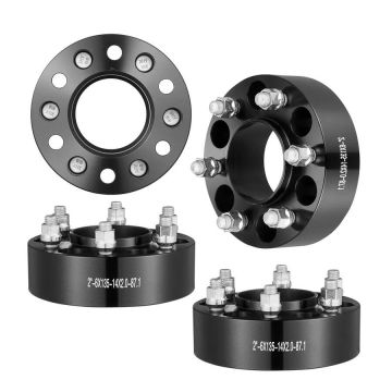 Ratta vahetükid 2 tolli, sepistatud, M14 x 2, mustad, 4 tk.